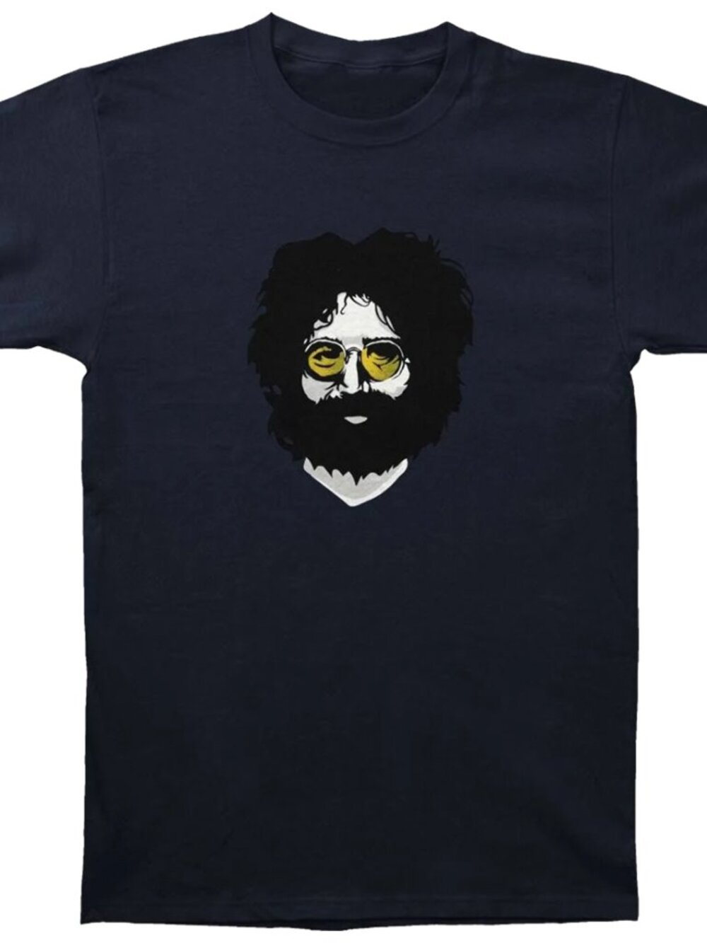 JERRY GARCIA Creamery Navy Blue T SHIRT New Mens 100% Cotton Garcia on back
